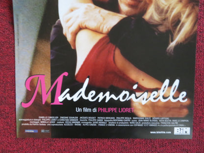 MADEMOISELLE ITALIAN LOCANDINA POSTER SANDRINE BONNAIRE JACQUES GAMBLIN 2001 Rendezvous Cinema Movie posters