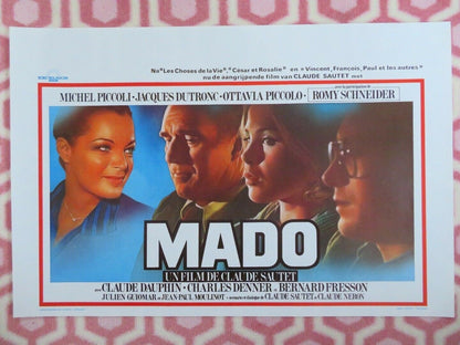 MADO BELGIUM (14.5"x 21.5") POSTER MICHEL PICCOLI 1976 Movie posters