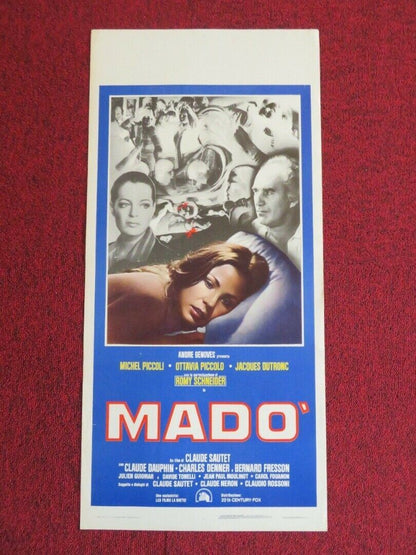 MADO ITALIAN LOCANDINA (27.5"x13") POSTER MICHEL PICCOLI 1976 Movie posters