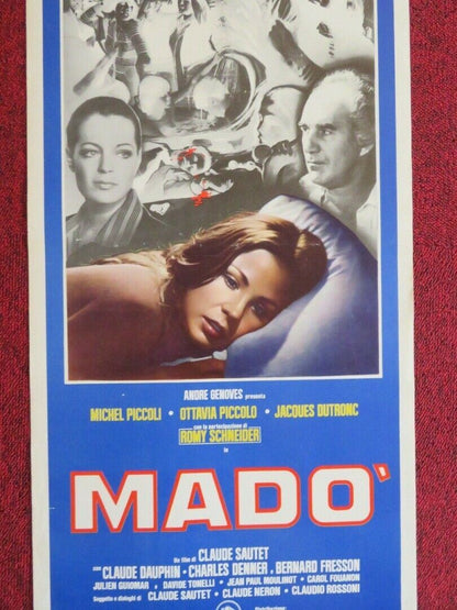 MADO ITALIAN LOCANDINA (27.5"x13") POSTER MICHEL PICCOLI 1976 Movie posters