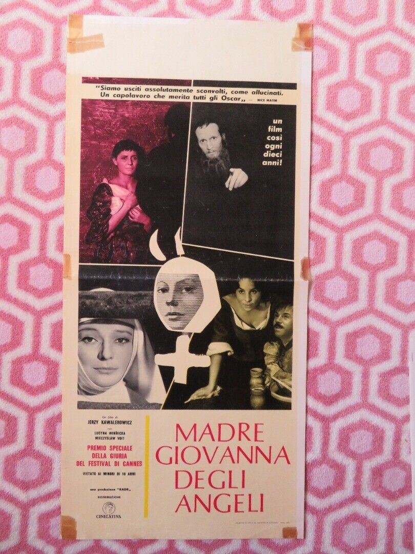 MADRE GIOVANNA DEGLI ANGELI ITALIAN LOCANDINA (27.5"x13") POSTER 1964 Movie posters