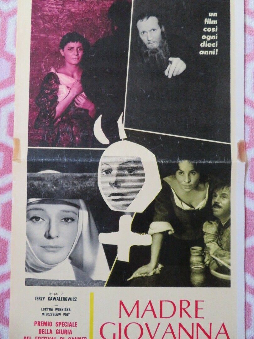 MADRE GIOVANNA DEGLI ANGELI ITALIAN LOCANDINA (27.5"x13") POSTER 1964 Movie posters