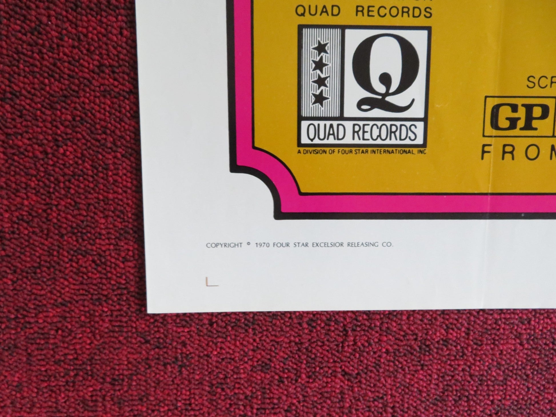 MADRON FOLDED US ONE SHEET POSTER RICHARD BOONE LESLIE CARON 1970 Rendezvous Cinema Movie posters