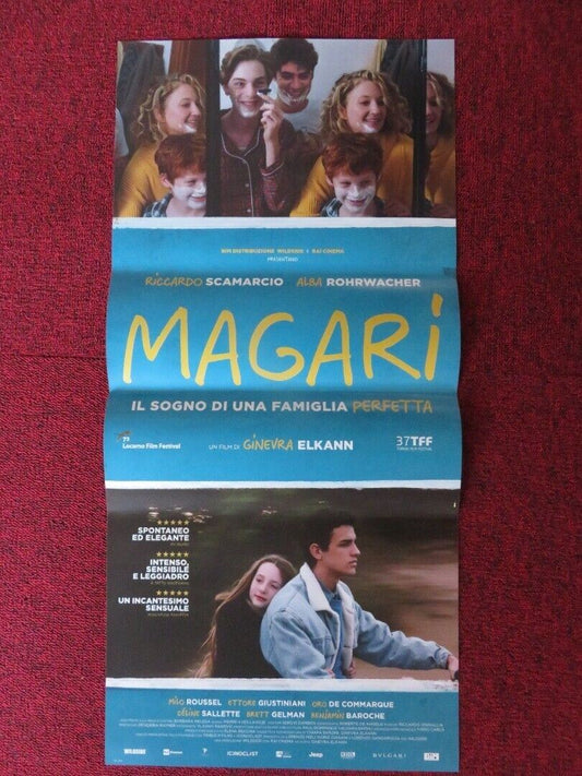 MAGARI (if only) ITALIAN LOCANDINA (26.5"x12.5") POSTER RICCARDO SCAMARCIO 2019 - Rendezvous Cinema