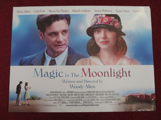 MAGIC IN THE MOONLIGHT UK QUAD (30"x 40") ROLLED POSTER WOODY ALLEN 2014 Rendezvous Cinema Movie posters