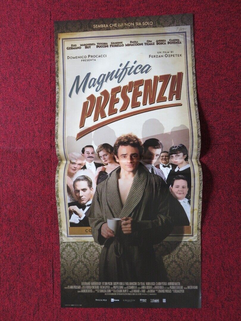 MAGNIFICA PRESENZA ITALIAN LOCANDINA (26.5"x12.5") POSTER EUO GERMANO 2012 - Rendezvous Cinema