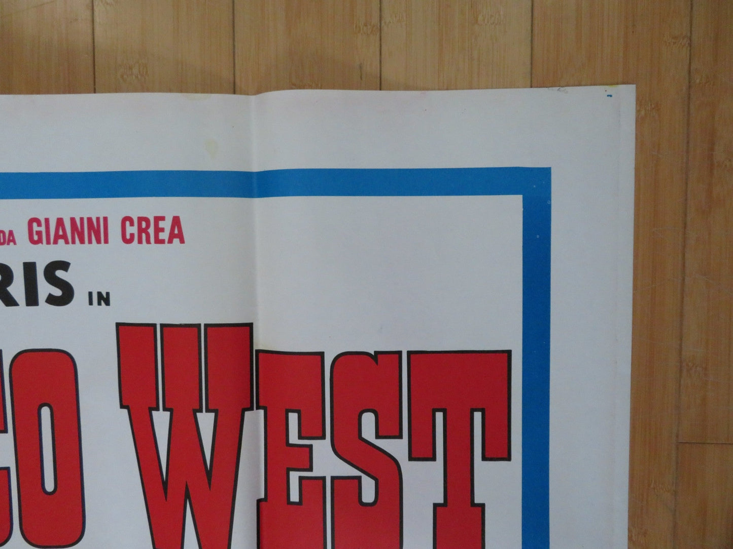 MAGNIFICENT WEST ITALIAN 2 FOGLIO POSTER VASSILI KARIS GORDON MITCHELL 1972 Rendezvous Cinema Movie posters