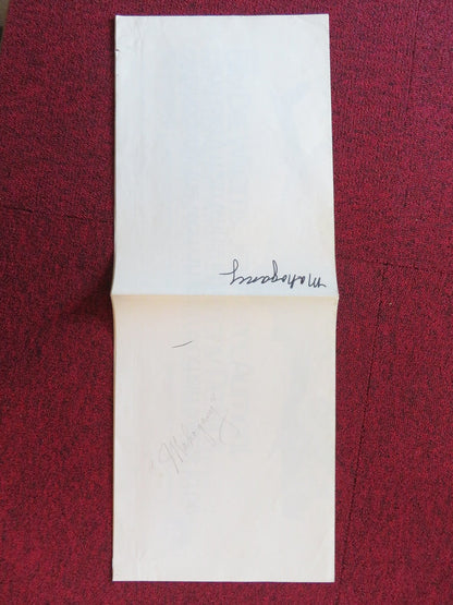 MAHOGANY FOLDED US ONE SHEET POSTER DIANA ROSS ANTHONY PERKINS 1975 Rendezvous Cinema Movie posters