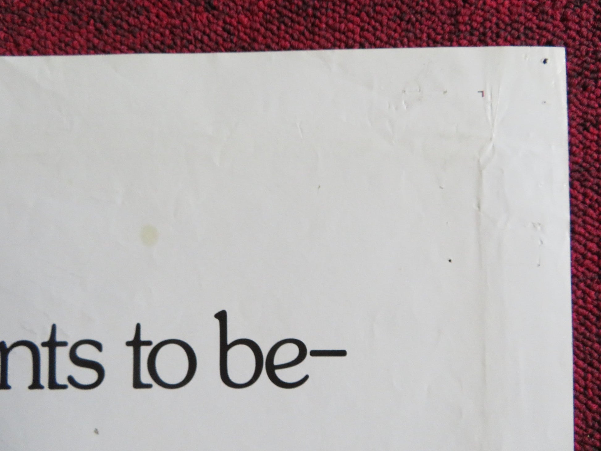 MAHOGANY FOLDED US ONE SHEET POSTER DIANA ROSS ANTHONY PERKINS 1975 Rendezvous Cinema Movie posters