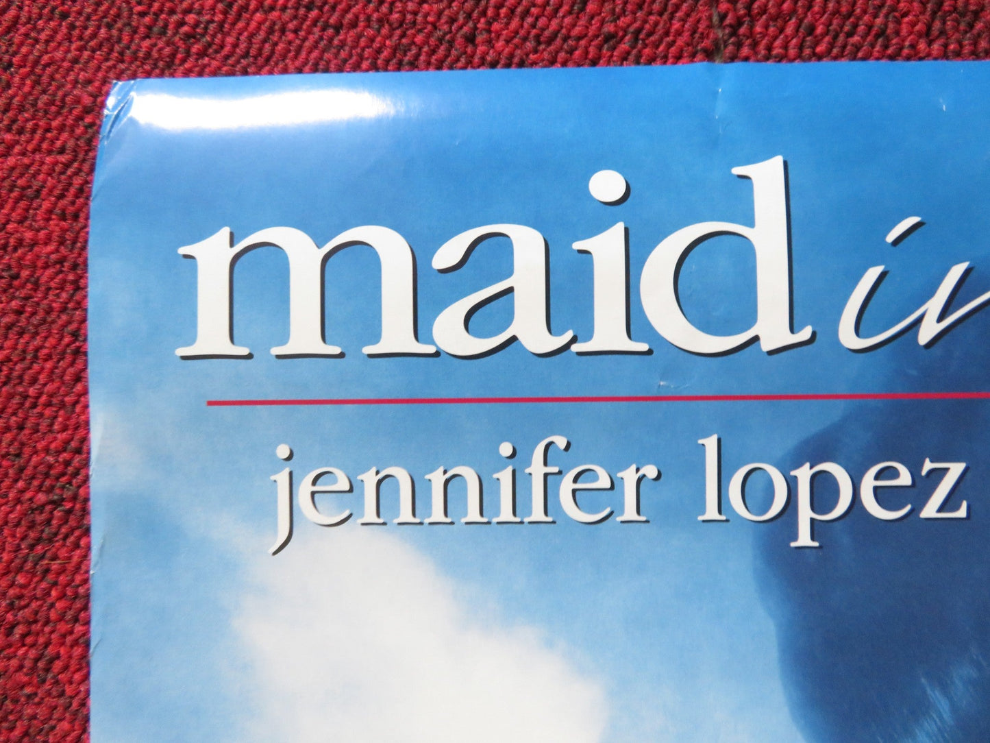 MAID IN MANHATTAN VHS VIDEO POSTER JENNIFER LOPEZ RALPH FIENNES 2002 Rendezvous Cinema Movie posters