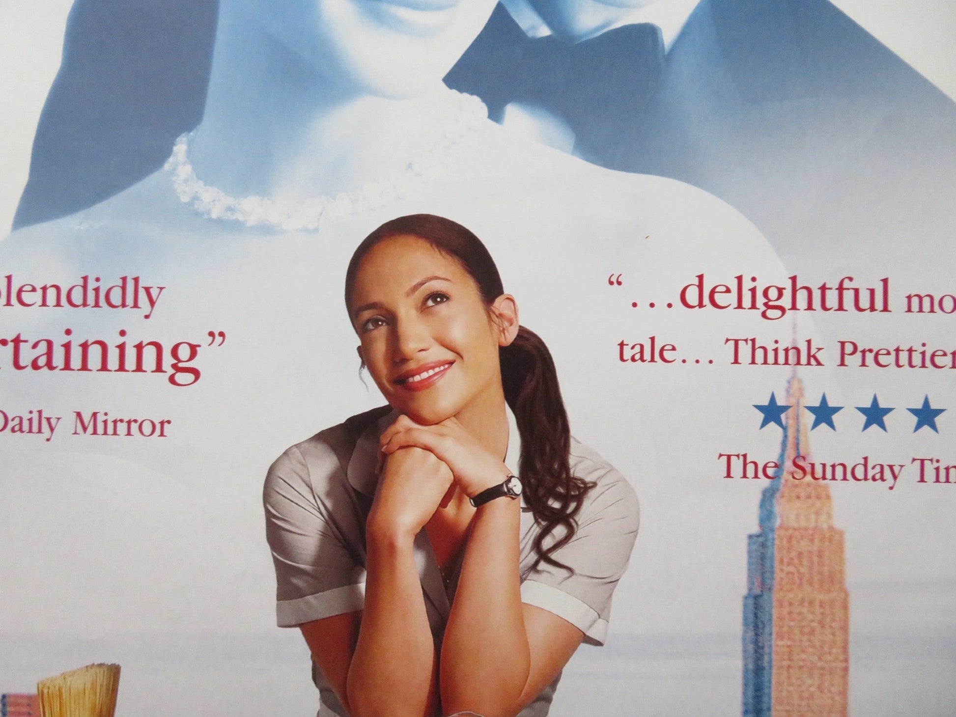 MAID IN MANHATTAN VHS VIDEO POSTER JENNIFER LOPEZ RALPH FIENNES 2002 Rendezvous Cinema Movie posters