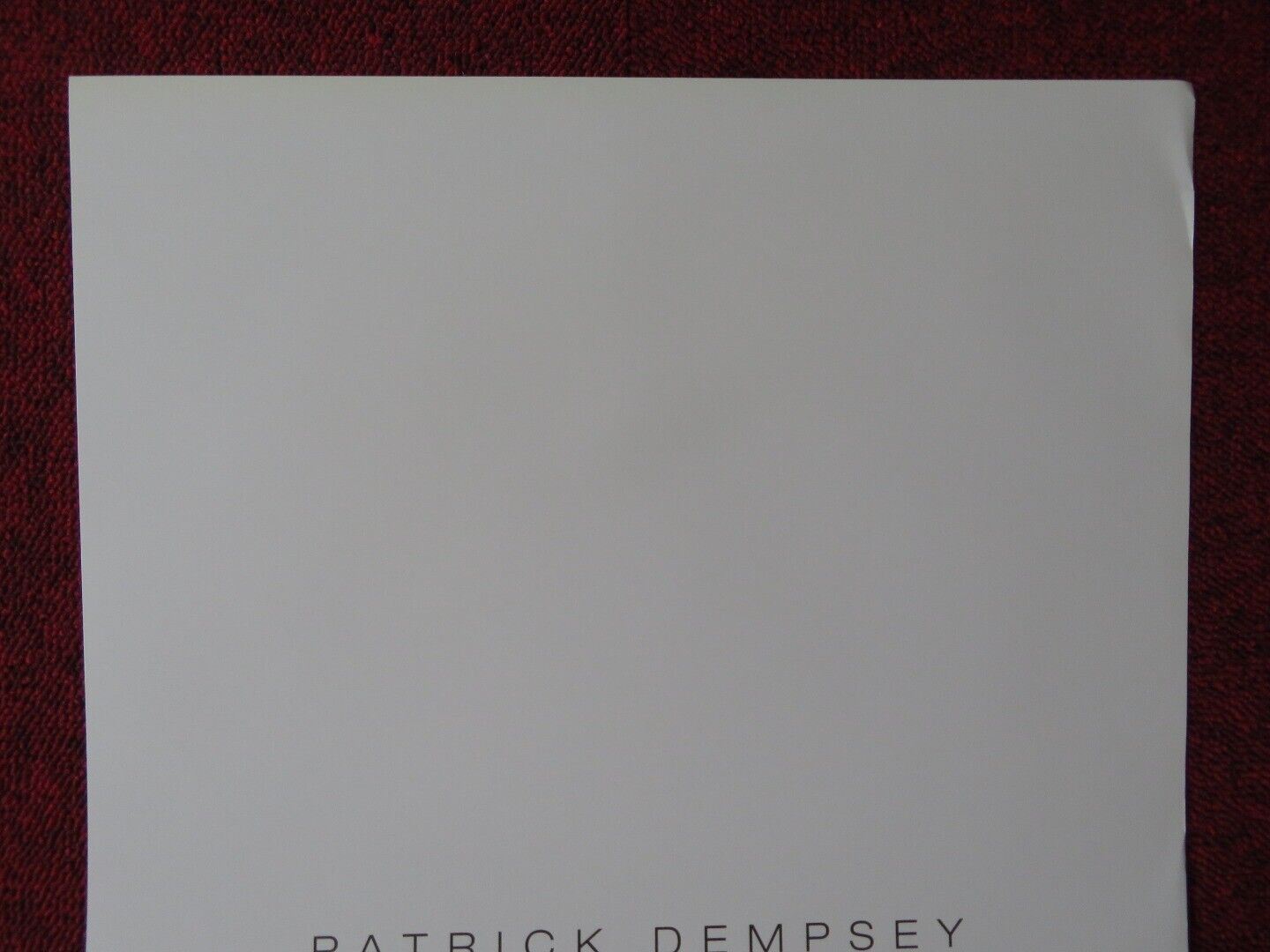 MAID OF HONOR ITALIAN LOCANDINA (27"x13") POSTER PATRICK DEMPSEY 2008 - Rendezvous Cinema