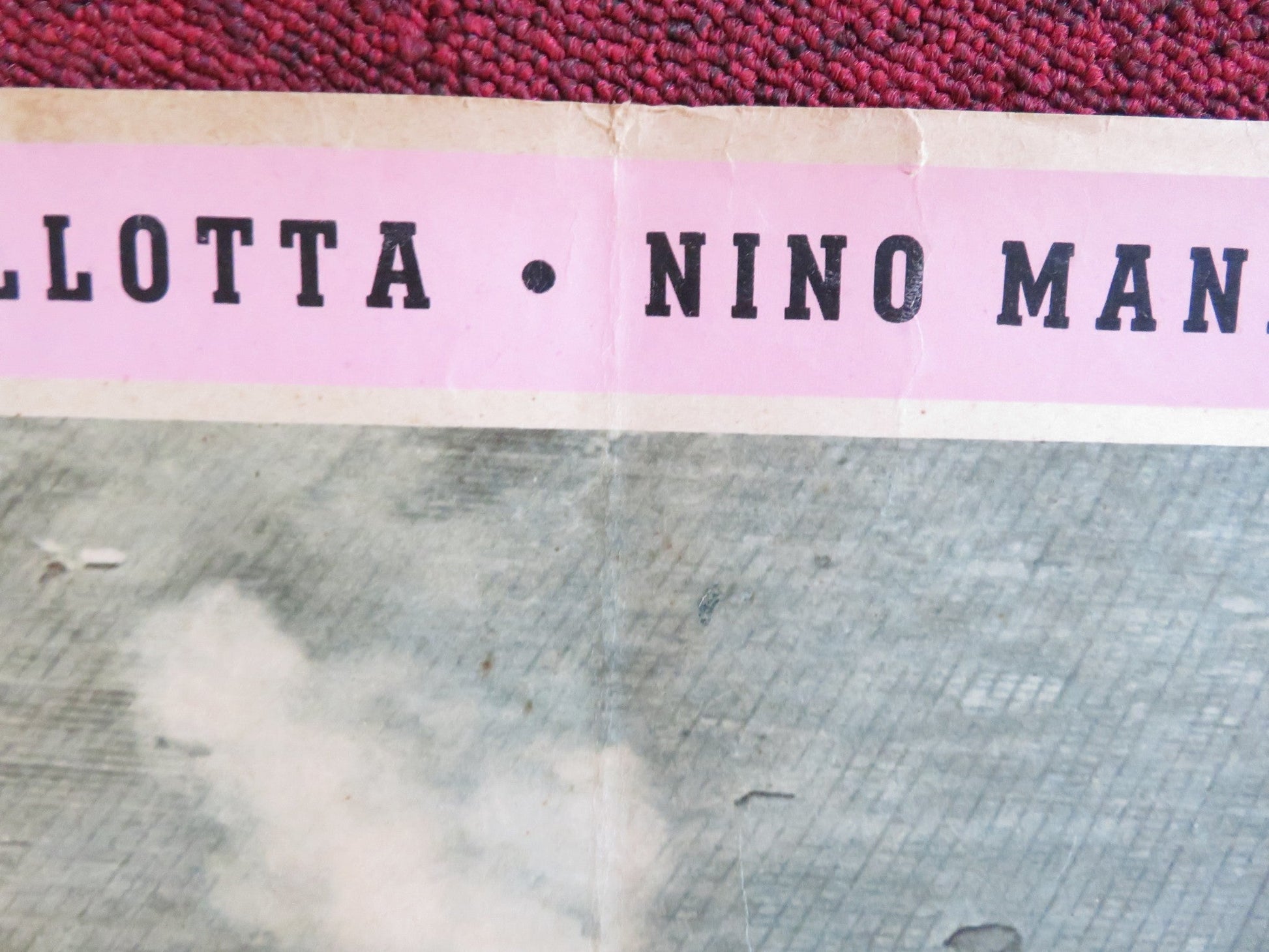 MAID, THIEF AND GUARD - A ITALIAN FOTOBUSTA POSTER GABRIELLA PALLOTTA 1958 Rendezvous Cinema Movie posters