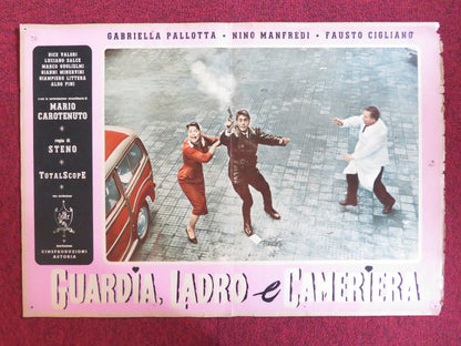 MAID, THIEF AND GUARD - A ITALIAN FOTOBUSTA POSTER GABRIELLA PALLOTTA 1958 Rendezvous Cinema Movie posters
