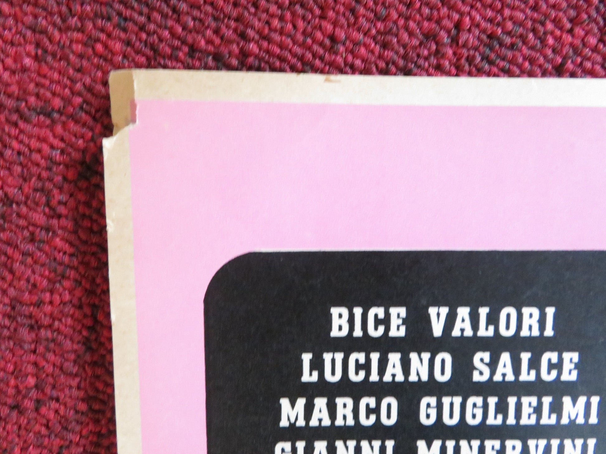 MAID, THIEF AND GUARD - B ITALIAN FOTOBUSTA POSTER GABRIELLA PALLOTTA 1958 Rendezvous Cinema Movie posters