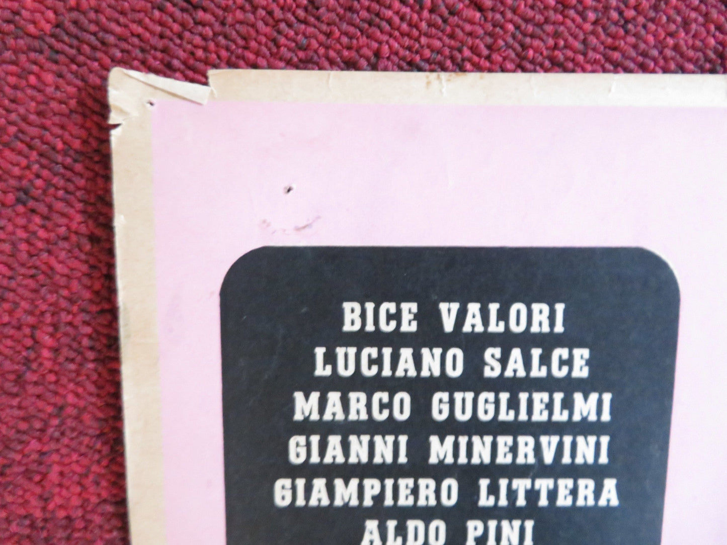 MAID, THIEF AND GUARD - D ITALIAN FOTOBUSTA POSTER GABRIELLA PALLOTTA 1958 Rendezvous Cinema Movie posters