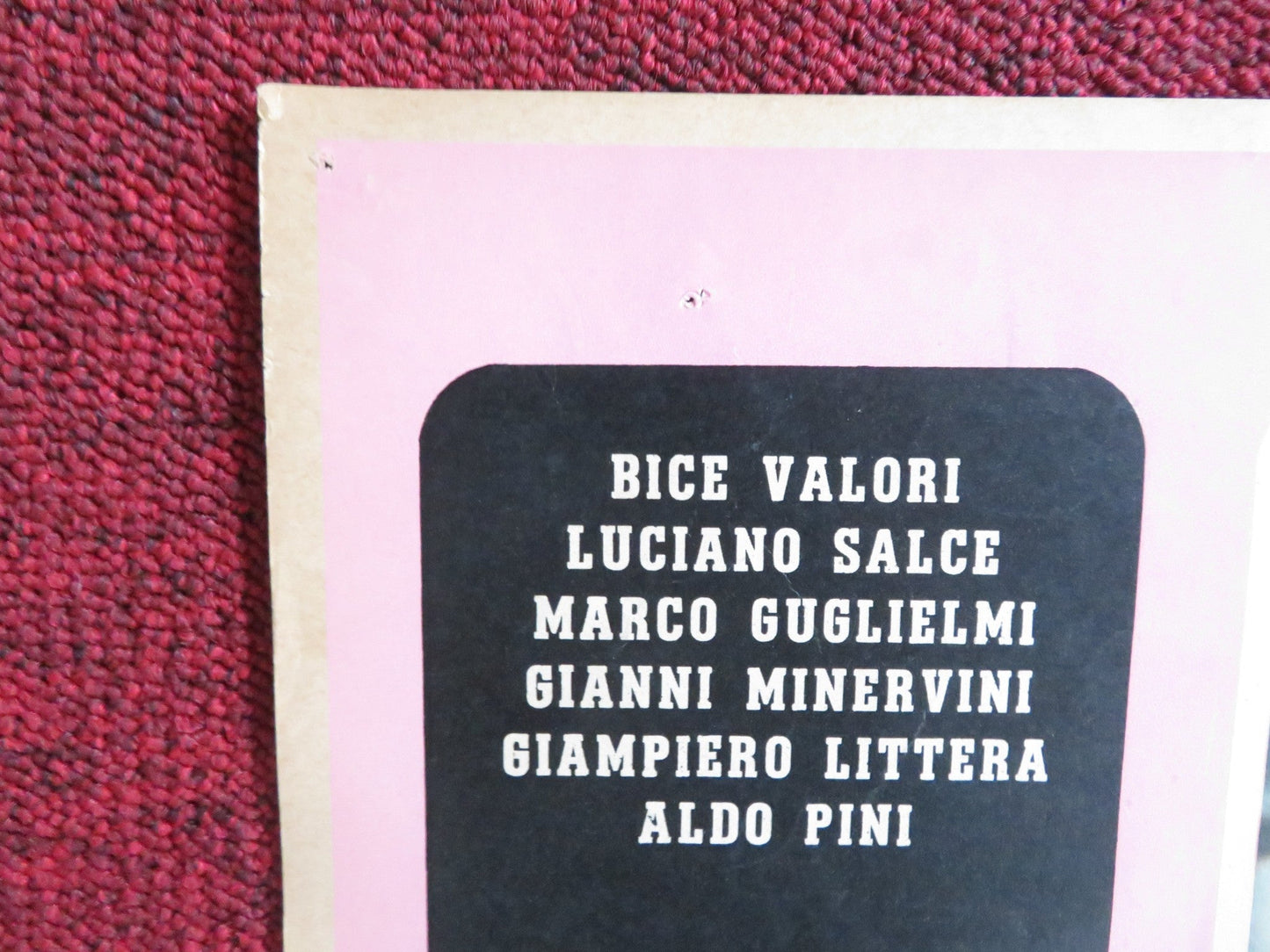 MAID, THIEF AND GUARD - E ITALIAN FOTOBUSTA POSTER GABRIELLA PALLOTTA 1958 Rendezvous Cinema Movie posters