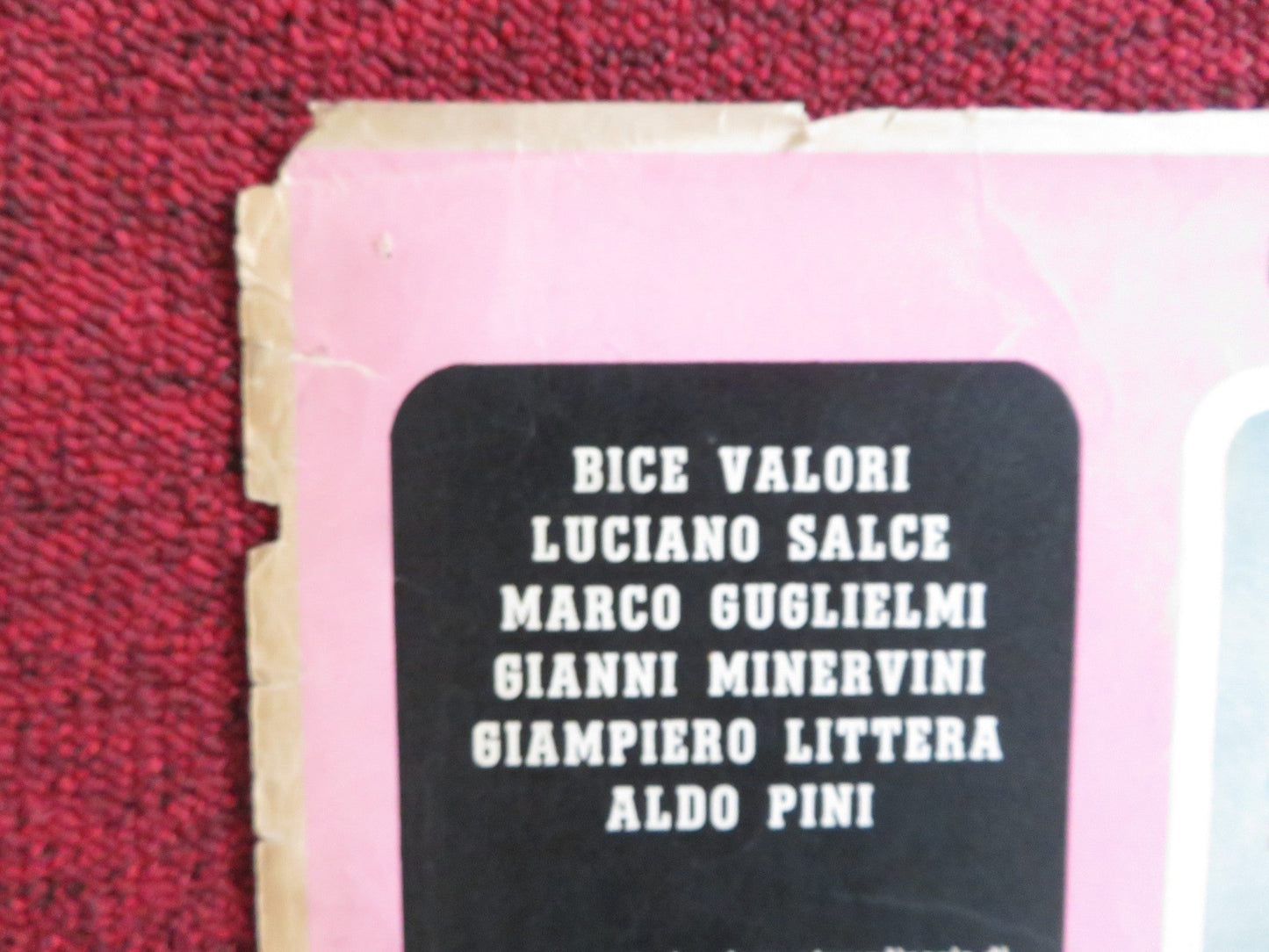 MAID, THIEF AND GUARD - F ITALIAN FOTOBUSTA POSTER GABRIELLA PALLOTTA 1958 Rendezvous Cinema Movie posters