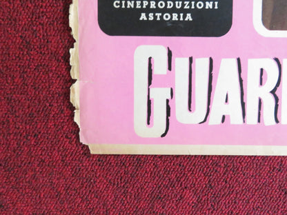 MAID, THIEF AND GUARD - F ITALIAN FOTOBUSTA POSTER GABRIELLA PALLOTTA 1958 Rendezvous Cinema Movie posters