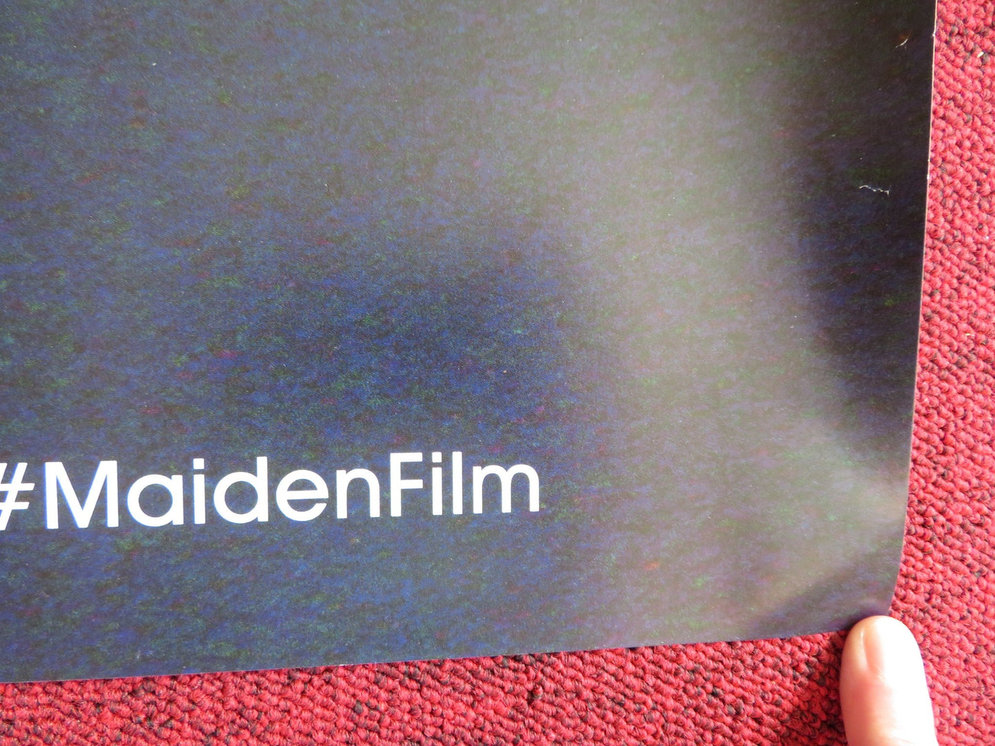 MAIDEN UK QUAD (30"x 40") ROLLED POSTER TRACY EDWARDS FRANK BOUGH 2018 Rendezvous Cinema Movie posters