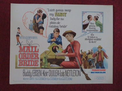 MAIL ORDER BRIDE US HALF SHEET (22"x 28") POSTER BUDDY EBSEN KEIR DULLEA 1964 Movie posters
