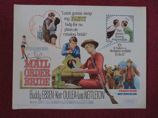 MAIL ORDER BRIDE US HALF SHEET (22"x 28") POSTER BUDDY EBSEN KEIR DULLEA 1964 Movie posters