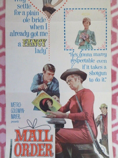 MAIL ORDER BRIDE US INSERT (14"x 36") POSTER BUDDY EBSEN KEIR DULLEA 1964 Movie posters