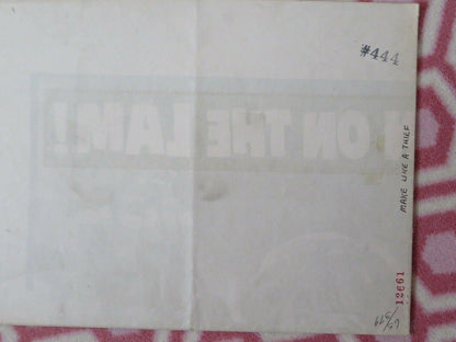 MAKE LIKE A THIEF FOLDED US ONE SHEET POSTER RICHARD LONG 1964 Movie posters