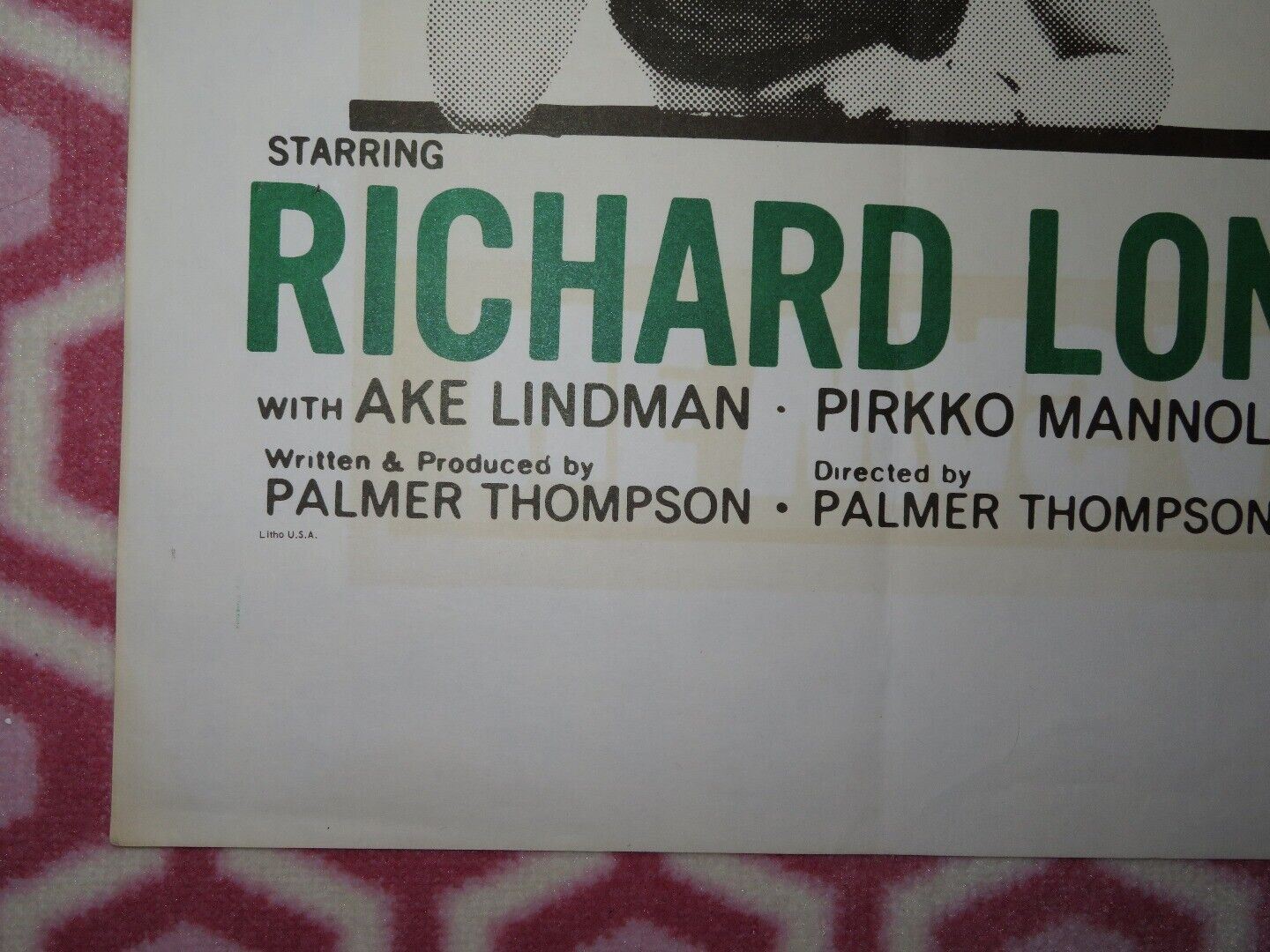 MAKE LIKE A THIEF FOLDED US ONE SHEET POSTER RICHARD LONG 1964 Movie posters