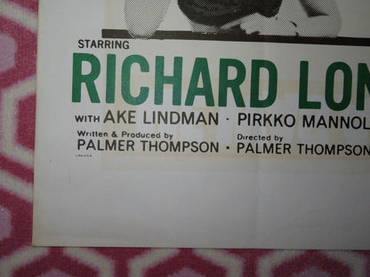 MAKE LIKE A THIEF FOLDED US ONE SHEET POSTER RICHARD LONG 1964 Movie posters