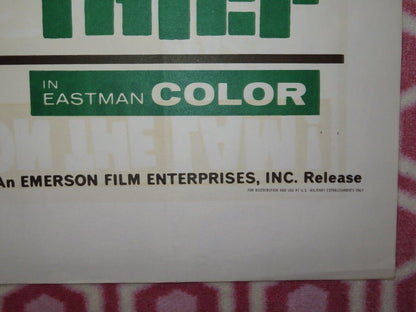 MAKE LIKE A THIEF FOLDED US ONE SHEET POSTER RICHARD LONG 1964 Movie posters