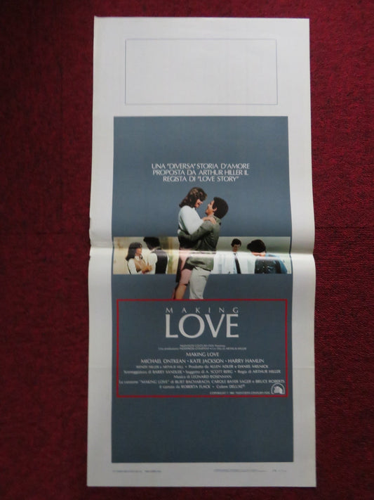 MAKING LOVE ITALIAN LOCANDINA POSTER MICHAEL ONTKEAN KATE JACKSON 1982 Rendezvous Cinema Movie posters