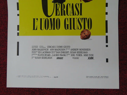 MAKING MR. RIGHT ITALIAN LOCANDINA (27.5"x13") POSTER ANN MAGNUSON 1987 - Rendezvous Cinema
