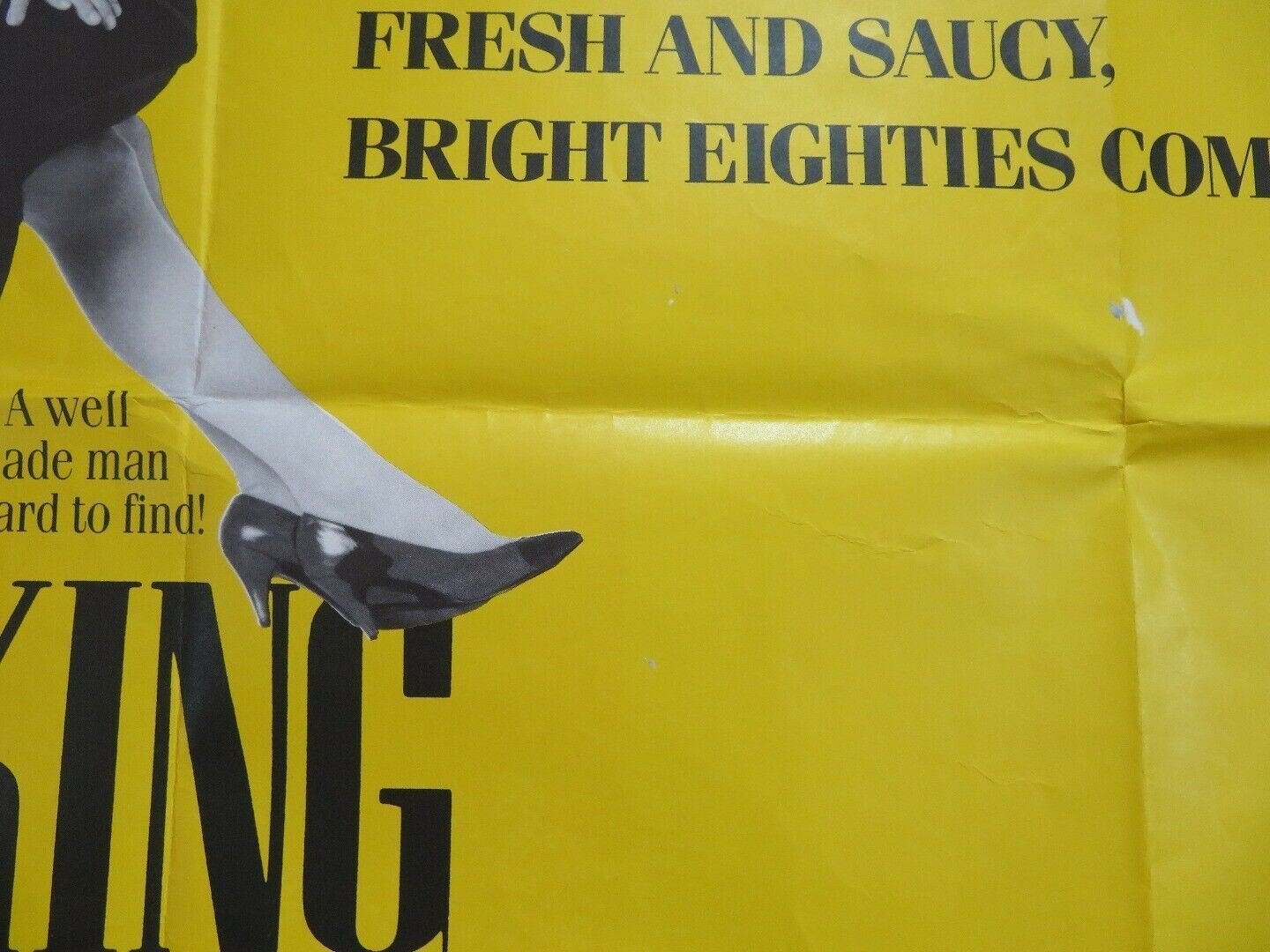 MAKING MR.RIGHT BRITISH QUAD (30 x 40) POSTER JOHN MALKOVICH ANN MAGNUSON 1987 Movie posters