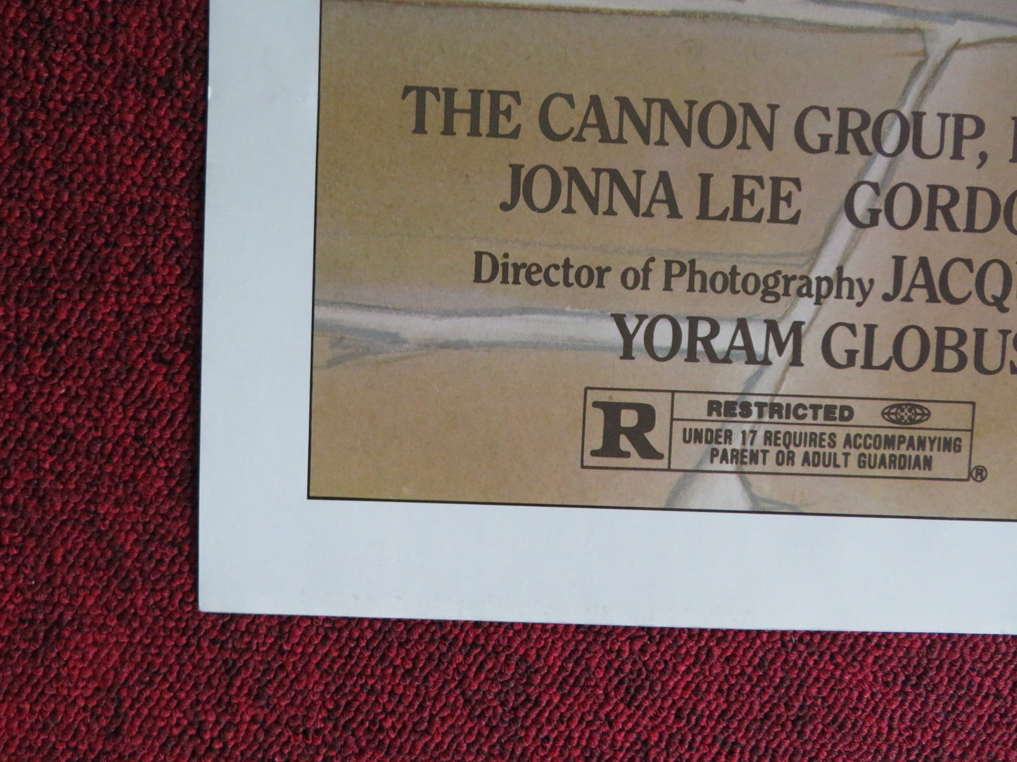 MAKING THE GRADE - CANNON FOLDED US ONE SHEET POSTER JUDD NELSON JONNA LEE 1984 Rendezvous Cinema Movie posters