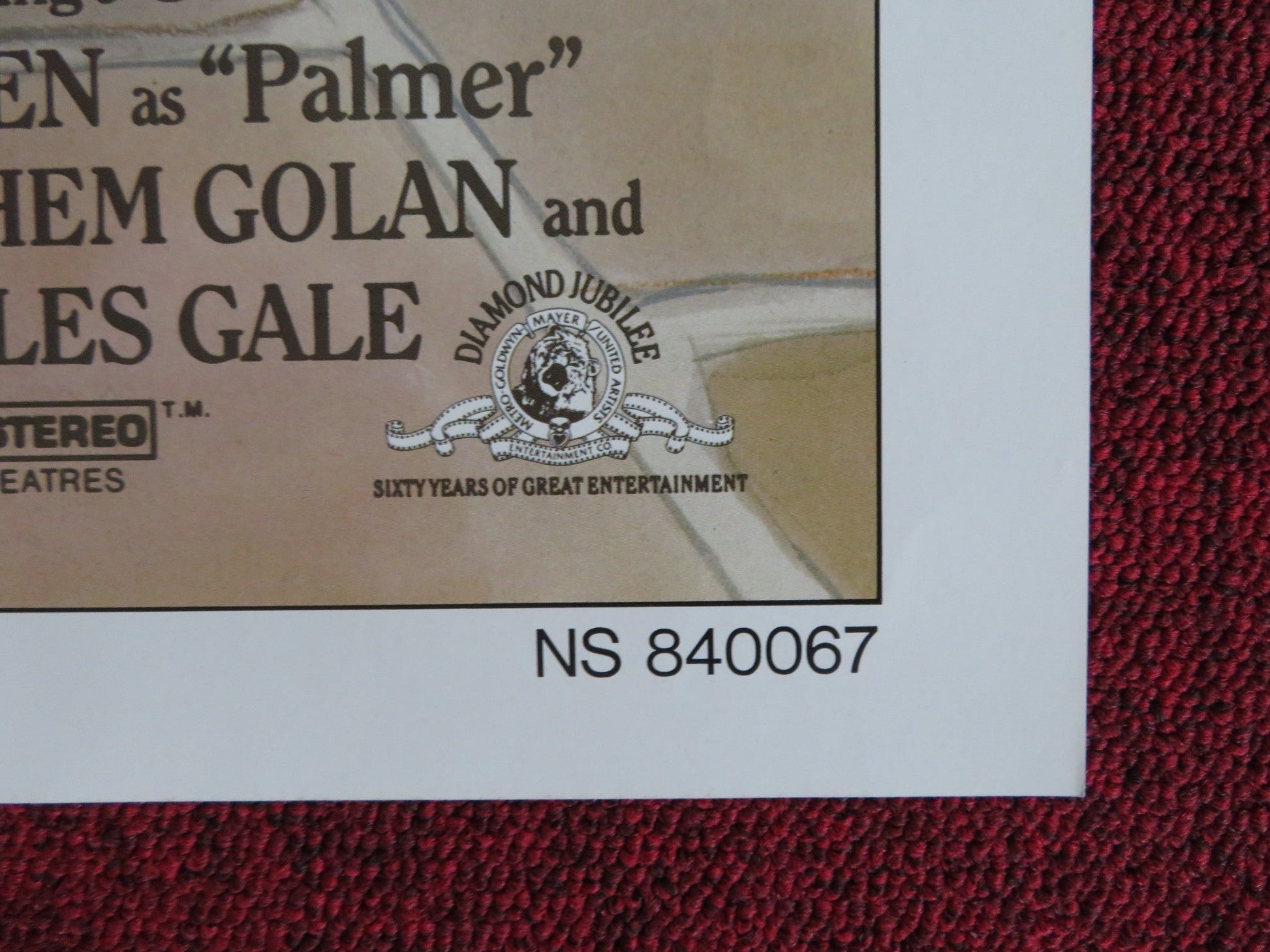 MAKING THE GRADE - CANNON FOLDED US ONE SHEET POSTER JUDD NELSON JONNA LEE 1984 Rendezvous Cinema Movie posters