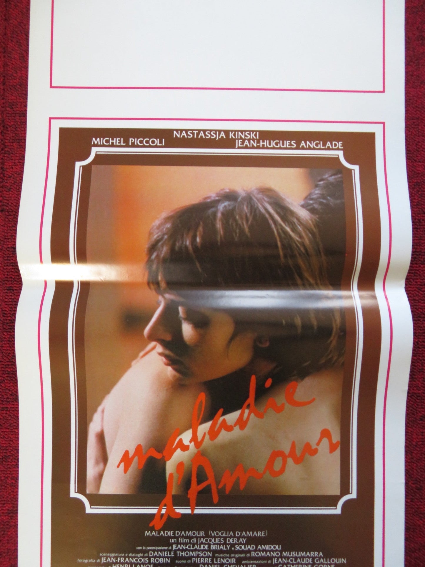 MALADY OF LOVE ITALIAN LOCANDINA (27.5"x13") POSTER NASTASSJA KINSKI 1988 Rendezvous Cinema Movie posters