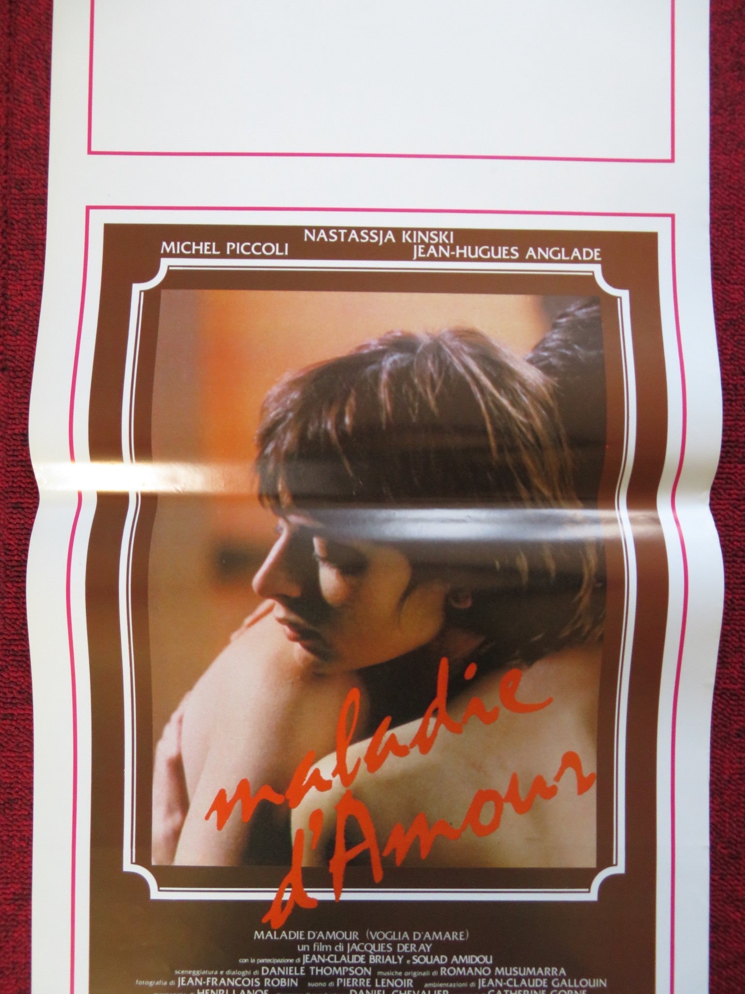 MALADY OF LOVE ITALIAN LOCANDINA (27.5"x13") POSTER NASTASSJA KINSKI 1988 Rendezvous Cinema Movie posters