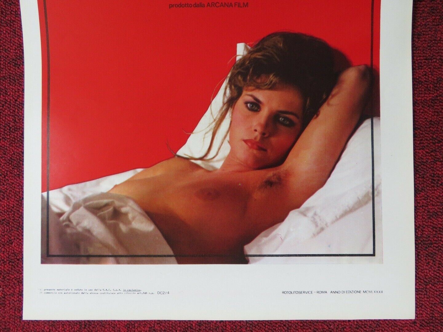 MALAMORE ITALIAN LOCANDINA (27.5"x12.5") POSTER JIMMY BRISCOE NATHALIE NELL 1982 Movie posters