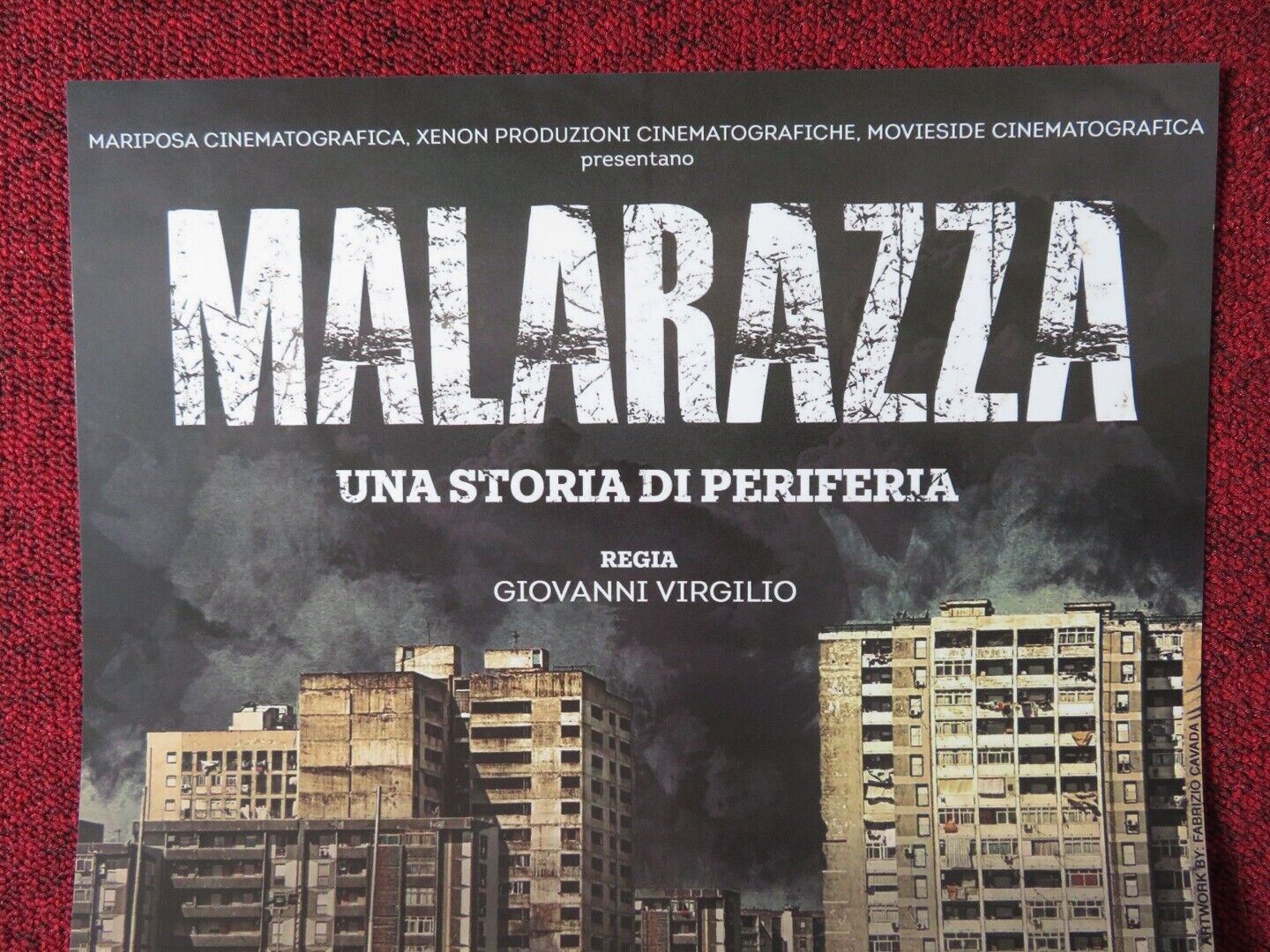 MALARAZZA : UNA STORIA DI PERIFERIA ITALIAN LOCANDINA (26.5"x12.5") POSTER '17 - Rendezvous Cinema
