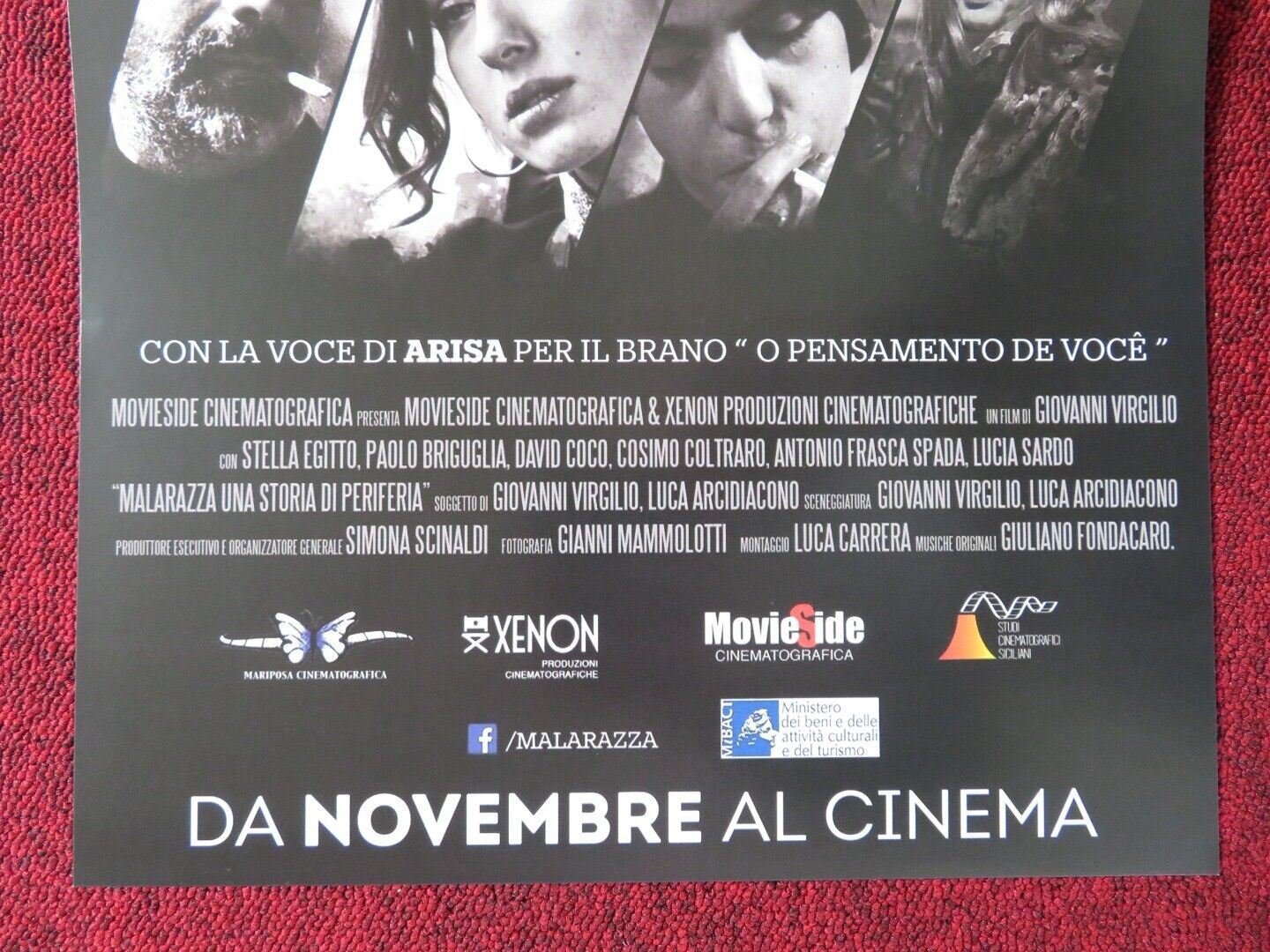 MALARAZZA : UNA STORIA DI PERIFERIA ITALIAN LOCANDINA (26.5"x12.5") POSTER '17 - Rendezvous Cinema