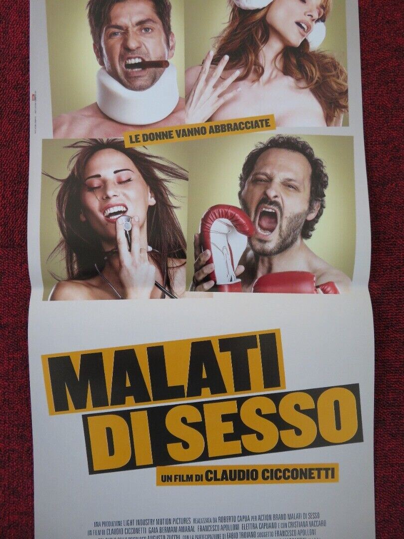 MALATI DI SESSO ITALIAN LOCANDINA (26.5"x12.5") POSTER FRANCESCO APOLLONI 2018 Rendezvous Cinema Movie posters