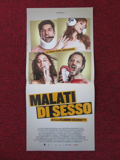 MALATI DI SESSO ITALIAN LOCANDINA (26.5"x12.5") POSTER FRANCESCO APOLLONI 2018 Rendezvous Cinema Movie posters