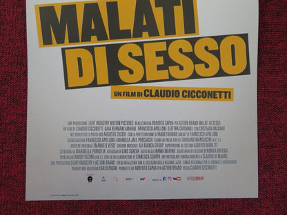 MALATI DI SESSO ITALIAN LOCANDINA (26.5"x12.5") POSTER FRANCESCO APOLLONI 2018 Rendezvous Cinema Movie posters