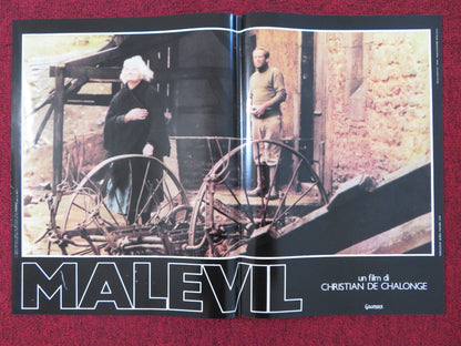 MALEVIL - B ITALIAN FOTOBUSTA POSTER MICHEL SERRAULT JACQUES DUTRONC 1981 Rendezvous Cinema Movie posters