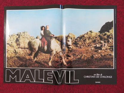 MALEVIL - C ITALIAN FOTOBUSTA POSTER MICHEL SERRAULT JACQUES DUTRONC 1981 Rendezvous Cinema Movie posters