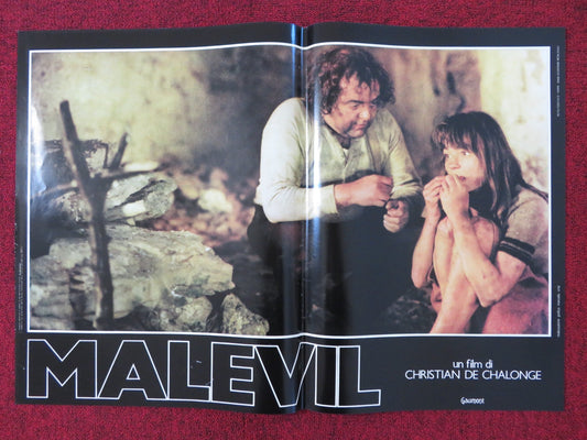 MALEVIL - F ITALIAN FOTOBUSTA POSTER MICHEL SERRAULT JACQUES DUTRONC 1981 Rendezvous Cinema Movie posters