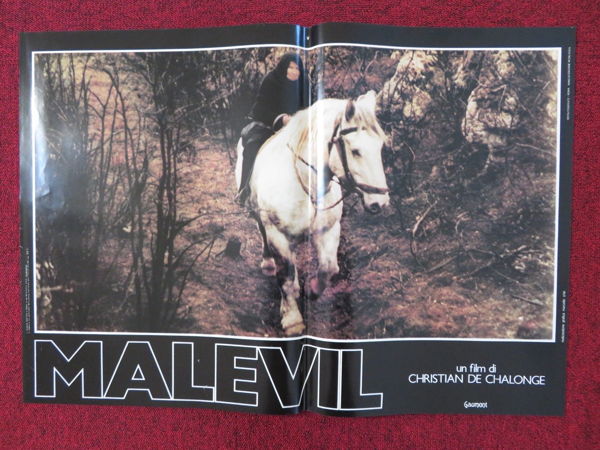 MALEVIL - G ITALIAN FOTOBUSTA POSTER MICHEL SERRAULT JACQUES DUTRONC 1981 Rendezvous Cinema Movie posters