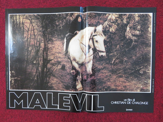MALEVIL - G ITALIAN FOTOBUSTA POSTER MICHEL SERRAULT JACQUES DUTRONC 1981 Rendezvous Cinema Movie posters