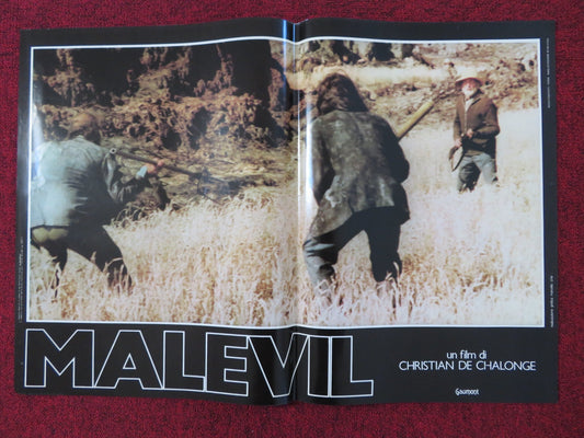 MALEVIL - H ITALIAN FOTOBUSTA POSTER MICHEL SERRAULT JACQUES DUTRONC 1981 Rendezvous Cinema Movie posters